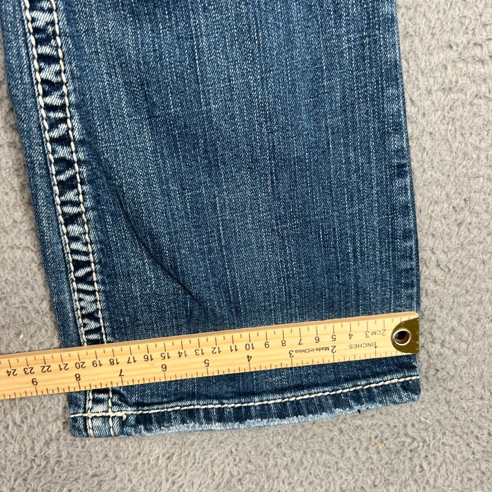 Silver Co. Pioneer Bootcut Jeans Womens 31x30" tag28x31 Flap Pocket Distressed - Picture 2 of 14